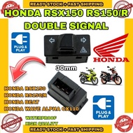 RSX150 RS150R HONDA DOUBLE SIGNAL MOTORCYCLE ACCESSORIES HONDA BEAT HONDA WAVE ALPHA CX110 TURN SIGNAL LAMPU HONDA NEW
