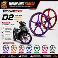 RIM SUKAN DYNOPRO CNC D2 SPORTRIM DESIGN FORGED FG525 LC135 V8 Y15ZR MATTE PURPLE OREN LIMITED STOCK