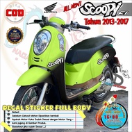 Full Body Decal Sticker Honda Scoopy FI 2013-2017 SIMPLE Variation CA1407 Custom Design