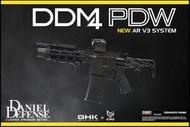【磐石】GHK DD PDW(V3 system)with custom MD style CQB stock瓦斯衝鋒槍