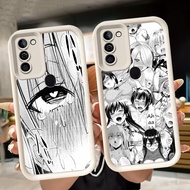 Soft Casing for Infinix HOT Smart Ram3 5 11 10 12 Ram2 6 8 Play Plus White Q111 Comics Ahegao