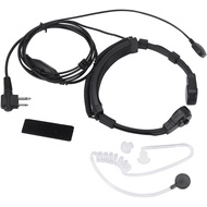Throat Mic Miniphone Covert Acoustic Tube Earpiece Headset Two Way Radio
