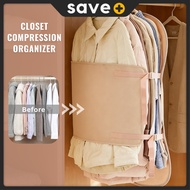 SAVE Wardrobe Space Saver Hanging Organizer Closet Cloth Compression Helper Space Saving Hanger Jima
