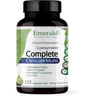 EMERALD LABS Complete Clinical Multi - Multivitamin with Methylated Folate, Vitamin D3, Digestive En