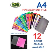 [ KDB-320 ] A4 KDB MANAGEMENT FILE KDB-320A / FILE POCKET A4/320 MANAGEMENT FILE A4