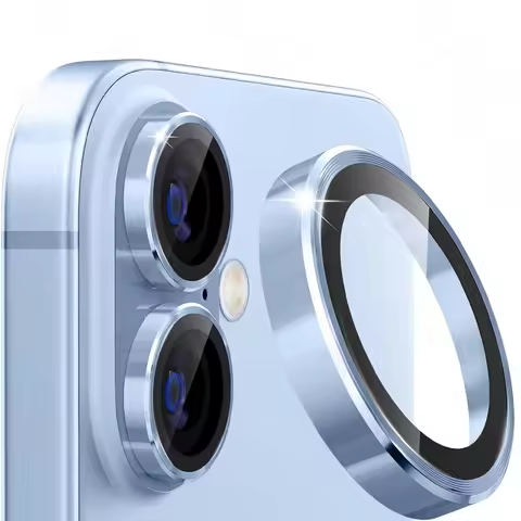 3D Metal Alloy Camera Glass Back Cover For Apple iPhone 17 Camera Ring Lens Protector iPhone17 Apple