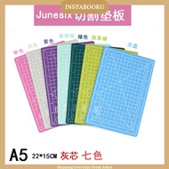 JUNESIX A5 Cutting Mat Stationary Student Mint Green Purple random手账切割垫学生