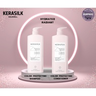 GOLDWELL KERASILK ESSENTIALS COLOR PROTECTING  SHAMPOO & COLOR PROTECTING CONDITIONER 750ML