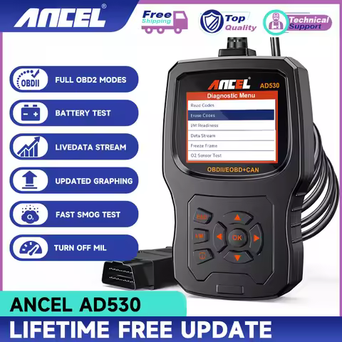 ANCEL AD530 OBD2 Scanner Diagnostic Tool Universal Check Engine Code Reader Live Data Car Diagnostic