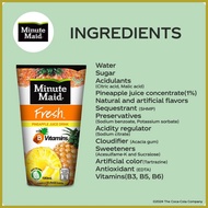 ◹ ◊ ◰ Minute Maid Fresh Pineapple Tetra Juice 180mL - Pack of 10