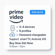 Auto delivery Amazon Prime Video Premium Original Account 100% Stable - 1 to 12 Months Subscription 