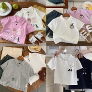 Children's POLO Shirt Bangcheng Summer New Style Zhudi Boys Girls Lapel Short-Sleeved Summer Short t