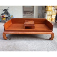 My Burmese Rosewood Plain Surface Single Board Arhat Bed Solid Wood New Chinese Single Bed Big Fruit