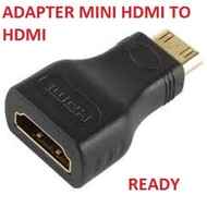 Jack converter female HDMI to make mini HDMI alat perubah kabel HDMI biasa ke soket mini HDMI kecil