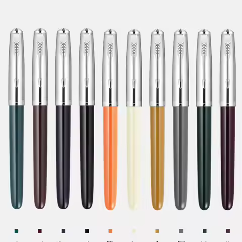 Jinhao 86 Series Luxury Fountain Pen - Lightweight Stainless Steel with Arrow Cap, Fine Nib for Call