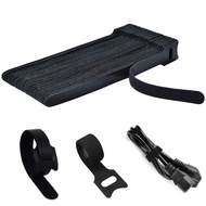 100pcs Releasable Cable Organizer Ties Mouse Earphones Wire Management Nylon Cable Ties Reusable Loo