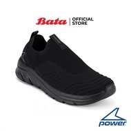 Bata บาจา Power รองเท้าผ้าใบสลิปออน ออกกำลังกายแบบสวม สำหรับผู้ชาย รุ่น BONDI สีเทา 8282849 สีดำ 828