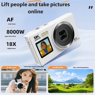 5K Dual-Screen Digital Camera 80 Million Pixels 5K Vlogging Camera  18X Digital Zoom Portable Camera