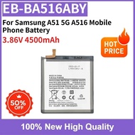 High Quality New Rechargeable Battery EB-BA516ABY 3.86V 4500mAh for Samsung A51 5G A516 High Capacit