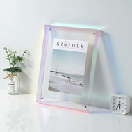 Modern Minimalist Acrylic Photo Frame Transparent Multi-color Wall Hanging A3 A4 A5 Photography Deco