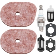 SYOWADA 2 Pcs Penapis Udara Gantian untuk STIHL FS40 FS50 FS56 FS70 HT56 HT56C FC56 KM56, 4144 124 2