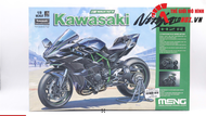 Mô hình kit mô tô Kawasaki H2r chưa sơn 1:9 Meng 5589i
