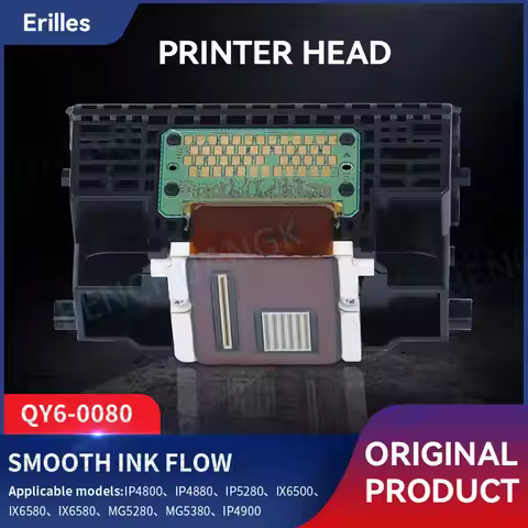 QY6 0080 Printer Head for Canon IX6500 IX6550 IX6580 IP4880 MG5280 MG5380 MX880 MX888 IP4820 IP4850 