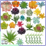 HOBBYHUB Home Garden Decoration DIY Fake Plants Bedroom Artificial Succulents Plants