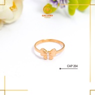 Coquette Gold Children's Ring 6K and 8K Gold Ribbon CAP 204 by Galeri 21