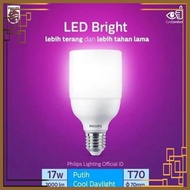 PUTIH [ANP] Philips LED BRIGHT 17W White 6500K e27 BULB 17W Watt