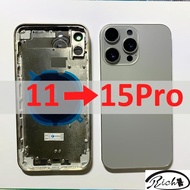 DIY Back Cover Housing for 11 to 15 Pro large camera, 11 Body 15 pro Housing, 11 Housing convert to 