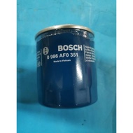 Bosch Oil Filter for Toyota Innova/Camry/Estima/Fortuner/Hilux/Harrier/Hiace 0986AF0351