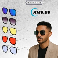 7Star Sunglasses Avengers Tony Stark Flight Style Men's Sunglasses Men's Square Brand Design Sun Gla