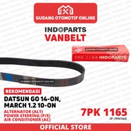 Fanbelt Fanbelt ALT AC P/S Datsun Go 2014 March 1.2 1200CC 2010 7PK 1165 Indoparts