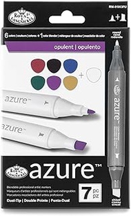Royal and Langnickel Azure Marker Set 7/Package - Opulent Colours
