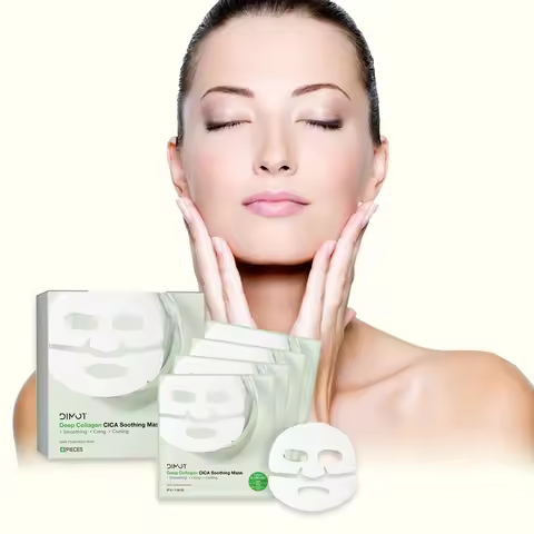 Hyaluronic Acid Collagen Face Mask Skincare Moisturizing Firming Hydrating Facial Masks Skin Care Sh