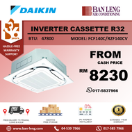 Daikin  Ceiling Cassette (wireless) R32 Ecoking Inverter - FCF-C Series FCF140C/RZF140CV