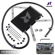 19 Row Transmission Oil Cooler Kit Universal 6-Cylinder Engine 11"x5.8"x0.75" (280x148x19.3mm) inlet