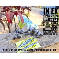 NOKEN AS RACING SCORPIO CAM ROLLER RRA 17MM SHORT RATIO 1:1.3 - BOYRENK RACING CONCEPT