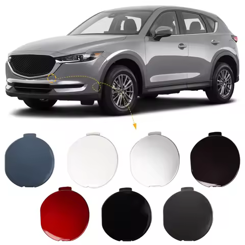 Front Bumper Tow Hook Cap Towing Eye Cover For Mazda CX-5 2017-2021 KB8A50A11 KB8A50A11BBB Car Acces