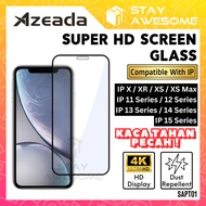 AZEADA Phone Screen Compatible With Ip 9D Tempered Glass Skrin Protectors Templet Skrin Fon SAPT01
