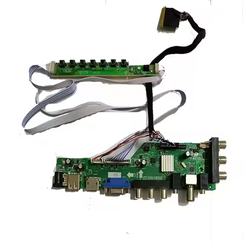 DVB-T Monitor Kit for LTN140AT01 LTN140AT02 LTN140AT07 LTN140AT03 1366X768 LCD LED Screen HDMI+VGA+U