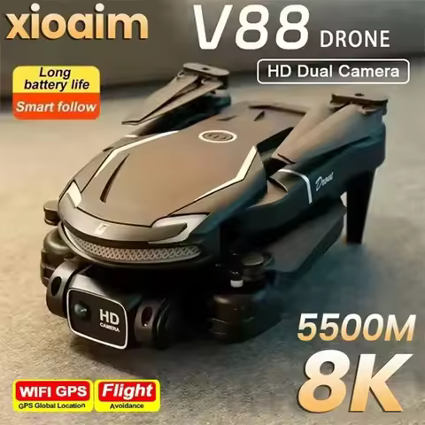 New Popular V88 Drone 8K Flight Professional Aerial Dual-Camera Omnidirectional Obstacle Avoidance M