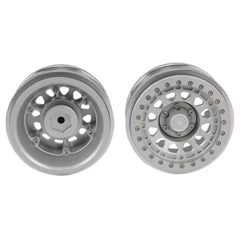 PMPC_4PCS 2.9 Inch Beadlock Wheel Hub Rim for 1/6 RC Crawler Car Parts,3