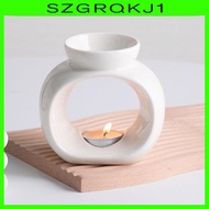 [szgrqkj1] Essential Oil Burner Melt Burner Candle Holder Decorative Aroma Oil Warmer Fragrance for Patio Yoga SPA Bathroom