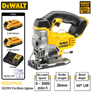 DEWALT DCS331N-XJ 18/20V Cordless Jigsaw ( 2B1C ) ( DCS331N  DCS331 )