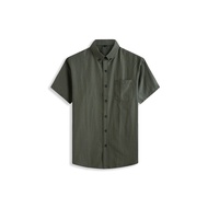 【Jyn123】 Plus Size 10XL Summer Mens Plaid Short Sleeve Shirt Oversized Classic Loose Comfortable Bus