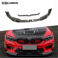 On sale Carbon Fiber Front Bumper Lip Spoiler for BMW 5 Series F90 M5 2017-2019 Car Styling Front Ch