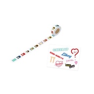 TWICE-Character Straw Set/Q Version Character Sticker Set (FANTASY PARK Merchandise NO.29)