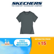 Skechers Women Nature Energy Performance Short Sleeve Tee - SP423W184-IRON